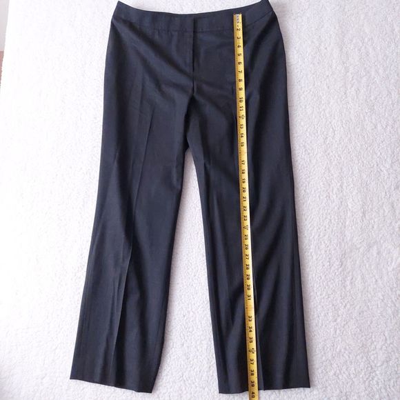 Lafayette 148 Barrow Wool Blend Gray Dress Pants Women's Sz 14 - Picture 9 of 13